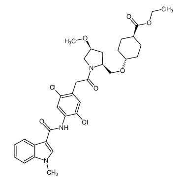 793669-62-2 structure, C33H39Cl2N3O6