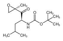 tert-butyl N-[(2S)-4-methyl-1-[(2R)-2-methyloxiran-2-yl]-1-oxopentan-2-yl]carbamate 247068-82-2