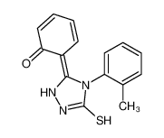 (6Z)-6-[4-(2-Methylphenyl)-5-thioxo-1,2,4-triazolidin-3-ylidene]- 2,4-cyclohexadien-1-one