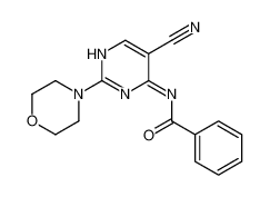 N-(5-cyano-2-morpholin-4-ylpyrimidin-4-yl)benzamide 918662-89-2