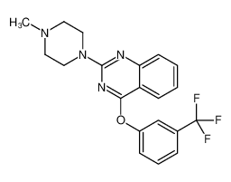 129112-41-0 structure, C20H19F3N4O