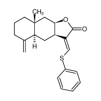 69993-39-1 spectrum, (3aR,4aS,8aR,9aR,E)-8a-methyl-5-methylene-3-((phenylthio)methylene)decahydronaphtho[2,3-b]furan-2(3H)-one