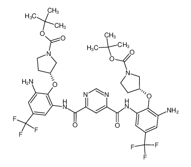 1224096-02-9 structure, C38H44F6N8O8