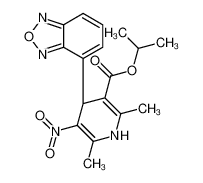 Isopropyl (4S)-4-(2,1,3-benzoxadiazol-4-yl)-2,6-dimethyl-5-nitro- 1,4-dihydro-3-pyridinecarboxylate 101342-80-7