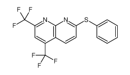 7-(Phenylsulfanyl)-2,4-bis(trifluoromethyl)-1,8-naphthyridine