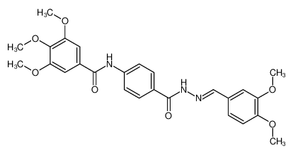 100278-49-7 N-[4-[[(E)-(3,4-dimethoxyphenyl)methylideneamino]carbamoyl]phenyl]-3,4,5-trimethoxybenzamide