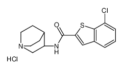 N-[(3R)-1-azabicyclo[2.2.2]octan-3-yl]-7-chloro-1-benzothiophene-2-carboxamide,hydrochloride 550999-74-1