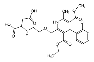 N-(2-{[4-(2-chlorophenyl)-3-(ethoxycarbonyl)-5-(methoxycarbonyl)-6-methyl-1,4-dihydro-pyridin-2-yl]methoxy}ethyl)aspartic acid 400602-35-9