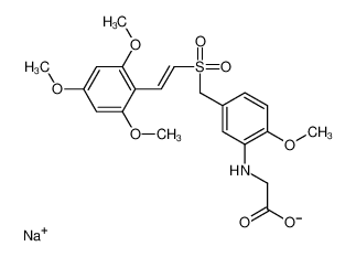 592542-60-4 structure, C21H24NNaO8S