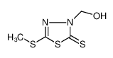 3-羟基甲基-5-甲基硫代-1,3,4-噻二唑-2(3h)-硫酮