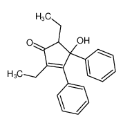 2,5-diethyl-4-hydroxy-3,4-diphenylcyclopent-2-en-1-one 5323-83-1