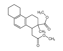 methyl 1-(2-methoxy-2-oxoethyl)-2-methyl-3,4,5,6,7,8-hexahydro-1H-phenanthrene-2-carboxylate