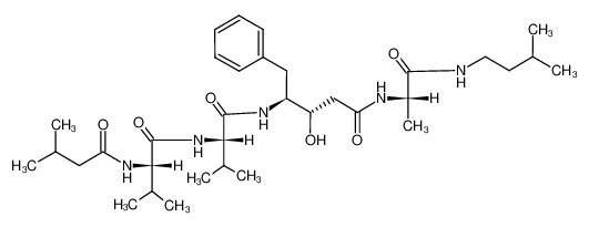 96411-86-8 structure, C34H57N5O6