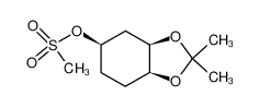 187160-29-8 (3aR,5R,7aS)-2,2-dimethylhexahydrobenzo[d][1,3]dioxol-5-yl methanesulfonate