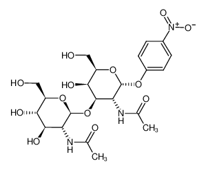 2-乙酰氧基-3-O-(2-乙酰氧基-2-脱氧-B-D-吡喃糖苷)-2-脱氧-A-D-半乳糖苷-4-硝基苯酯