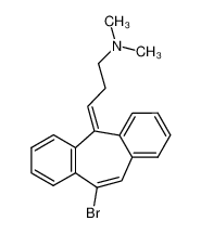 2099-60-7 spectrum, 3-(10-bromo-5H-dibenzo[a,d][7]annulen-5-ylidene)-N,N-dimethylpropan-1-amine