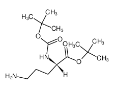 (2S)-5-amino-2-(tert-butoxycarbonylamino)-pentanoic acid tert-butyl ester 53054-03-8