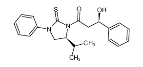 1350820-20-0 (R)-3-hydroxy-1-[(S)-5-isopropyl-3-phenyl-2-thioxoimidazolidin-1-yl]-3-phenylpropan-1-one