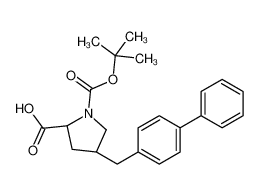 (2S,4R)-1-[(2-methylpropan-2-yl)oxycarbonyl]-4-[(4-phenylphenyl)methyl]pyrrolidine-2-carboxylic acid 959573-17-2