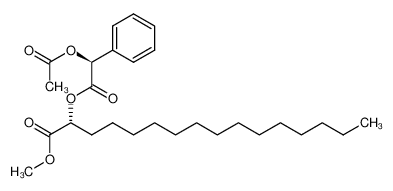 154857-69-9 spectrum, methyl (R)-2-((S)-2-acetoxy-2-phenylacetoxy)hexadecanoate