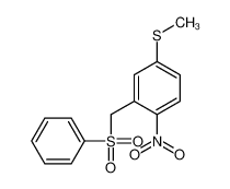 89303-16-2 2-(benzenesulfonylmethyl)-4-methylsulfanyl-1-nitrobenzene