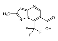 2-methyl-7-(trifluoromethyl)pyrazolo[1,5-a]pyrimidine-6-carboxylic acid 691868-52-7