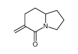 6-methylidene-1,2,3,7,8,8a-hexahydroindolizin-5-one 40163-21-1