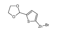 bromozinc(1+),2-(2H-thiophen-2-id-5-yl)-1,3-dioxolane 307531-84-6