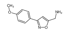 [3-(4-methoxyphenyl)-1,2-oxazol-5-yl]methanamine 338982-43-7