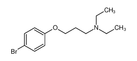 1-Propanamine, 3-(4-bromophenoxy)-N,N-diethyl- 92102-23-3