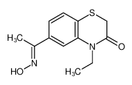 91119-45-8 4-ethyl-6-(N-hydroxy-C-methylcarbonimidoyl)-1,4-benzothiazin-3-one