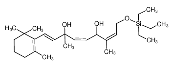 119947-82-9 (1E,4Z,7Z)-3,7-dimethyl-9-((triethylsilyl)oxy)-1-(2,6,6-trimethylcyclohex-1-en-1-yl)nona-1,4,7-triene-3,6-diol