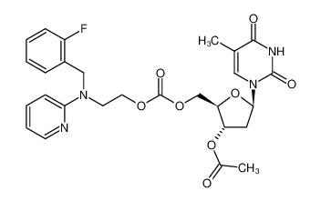 1355647-61-8 spectrum, (2R,3S,5R)-2-((((2-((2-fluorobenzyl)(pyridin-2-yl)amino)ethoxy)carbonyl)oxy)methyl)-5-(5-methyl-2,4-dioxo-3,4-dihydropyrimidin-1(2H)-yl)tetrahydrofuran-3-yl acetate