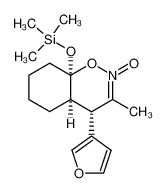 124151-17-3 4-(3-furyl)-3-methyl-8a-(trimethylsiloxy)-4a,5,6,7,8,8a-hexahydro-4H-benzoxazine N-oxide