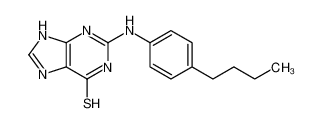 104715-68-6 structure, C15H17N5S