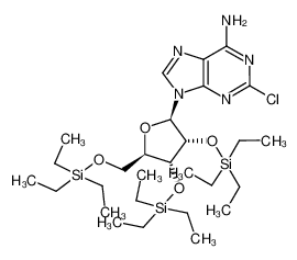 849115-63-5 structure, C28H54ClN5O4Si3