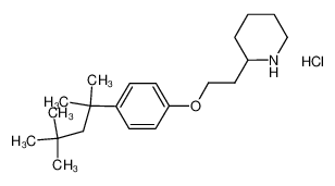 2-{2-[4-(1,1,3,3-Tetramethylbutyl)phenoxy]-ethyl}piperidine hydrochloride