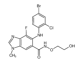 606143-52-6 structure, C17H15BrClFN4O3