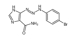 (5E)-5-[(4-bromoanilino)hydrazinylidene]imidazole-4-carboxamide 3482-19-7