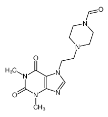 7-[2-[4-(1formyl)piperazino]ethyl]theophylline 101620-49-9