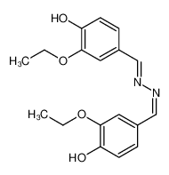 28076-03-1 (4Z)-2-ethoxy-4-[[2-[(Z)-(3-ethoxy-4-oxocyclohexa-2,5-dien-1-ylidene)methyl]hydrazinyl]methylidene]cyclohexa-2,5-dien-1-one