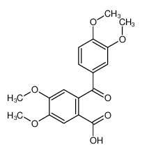 7249-36-7 2-(3,4-dimethoxybenzoyl)-4,5-dimethoxybenzoic acid