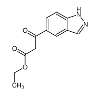 ethyl 3-(1H-indazol-5-yl)-3-oxopropanoate 887411-61-2