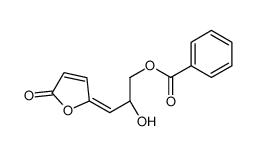 [(2S,3Z)-2-hydroxy-3-(5-oxofuran-2-ylidene)propyl] benzoate 135626-19-6