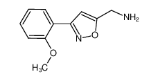 [3-(2-methoxyphenyl)-1,2-oxazol-5-yl]methanamine 543713-31-1