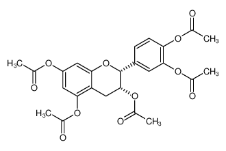 (2R,3R)-2-(3,4-Diacetoxyphenyl)-3,4-dihydro-2H-chromene-3,5,7-tri yl triacetate 20194-41-6