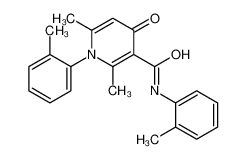 80357-37-5 2,6-dimethyl-N,1-bis(2-methylphenyl)-4-oxopyridine-3-carboxamide