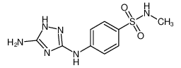 4-[(5-amino-1H-1,2,4-triazol-3-yl)amino]-N-methylbenzenesulfonamide 443799-42-6