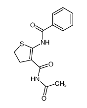 159976-03-1 N-acetyl-2-benzamido-4,5-dihydro-3-thiophenecarboxamide