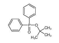 [(2-methylpropan-2-yl)oxy-phenylphosphoryl]benzene 1706-92-9